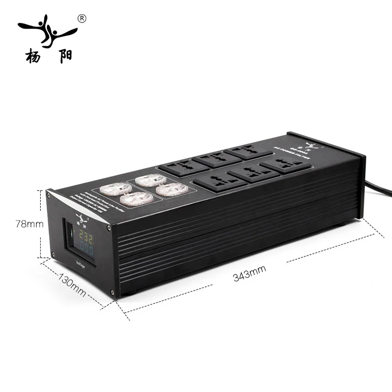 Блок питания YYAUDIO HIFI с индикатором напряжения|power socket|power supply socketpower filter |