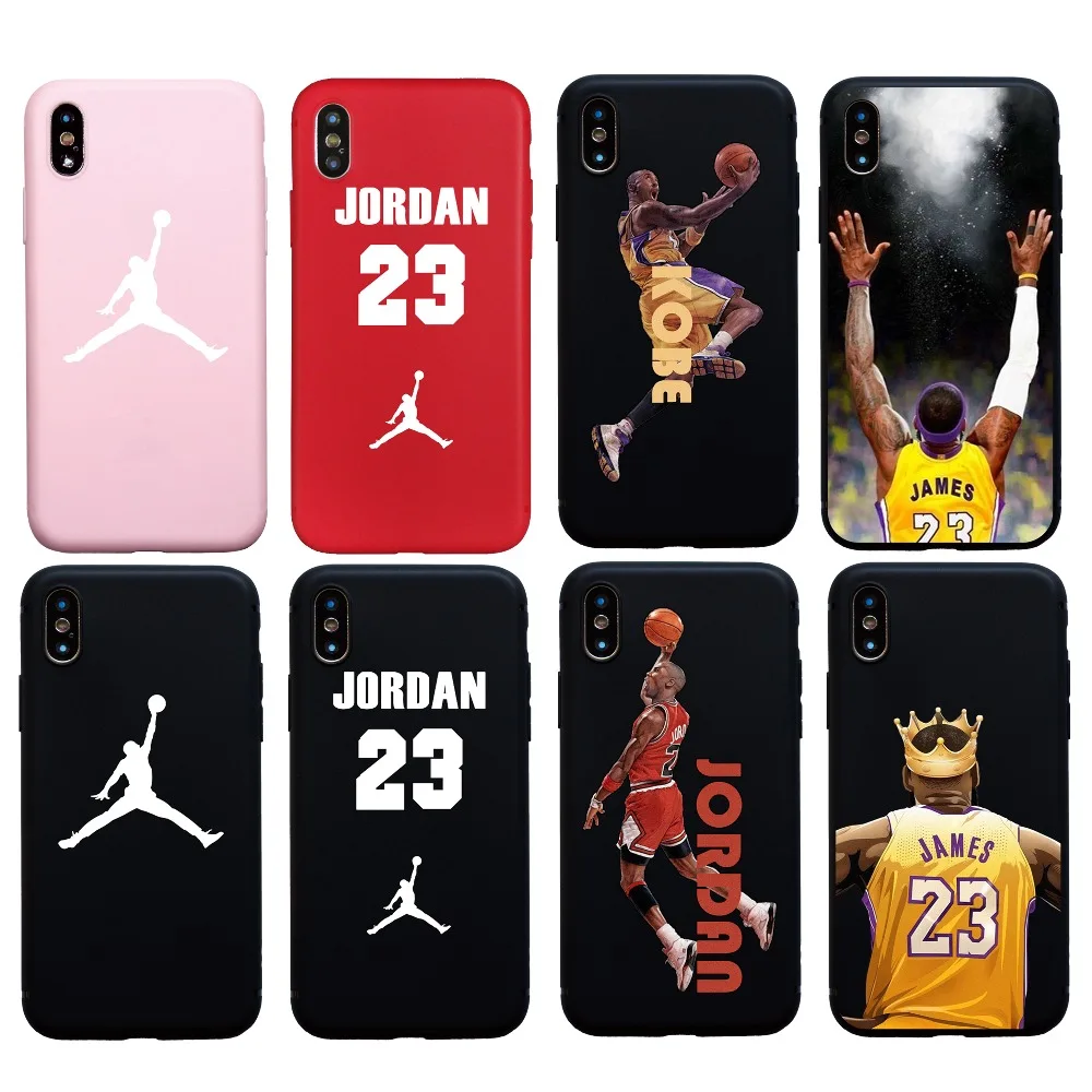 

Brand Street Sports Man Jordan James Curry Bryant soft Case For iphone 5s SE 6 6s 7 8 Plus X XS Max XR cover Capa Coque Funda