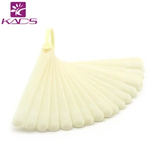 2016 50sets/pack Nail display polish Gel Practice Sticks stand Fan Board False Nail Art Tip Display Nature Salon Training Tools