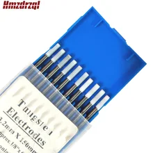 WZ8 10 шт. белый 3,2 мм* 150 мм(approx.1/" x 6") zirconiated Вольфрам электрода голову Вольфрам иглы/стержень для сварочный аппарат