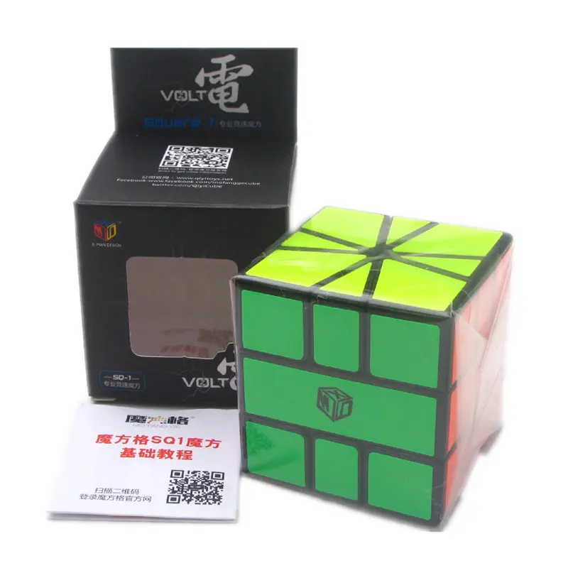 Qiyi X MAN Volt Cubo Magico Stickerless Square One SQ1 Cube Магическая Головоломка Развивающие игрушки для
