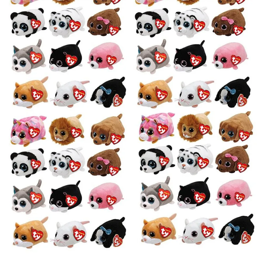 10CM Toys Beanie Boos Big Eyes fox unicorn Pocket TSUM Candy pig Stuffed Doll Unicorn Pink Owl TY Baby Kids Gift
