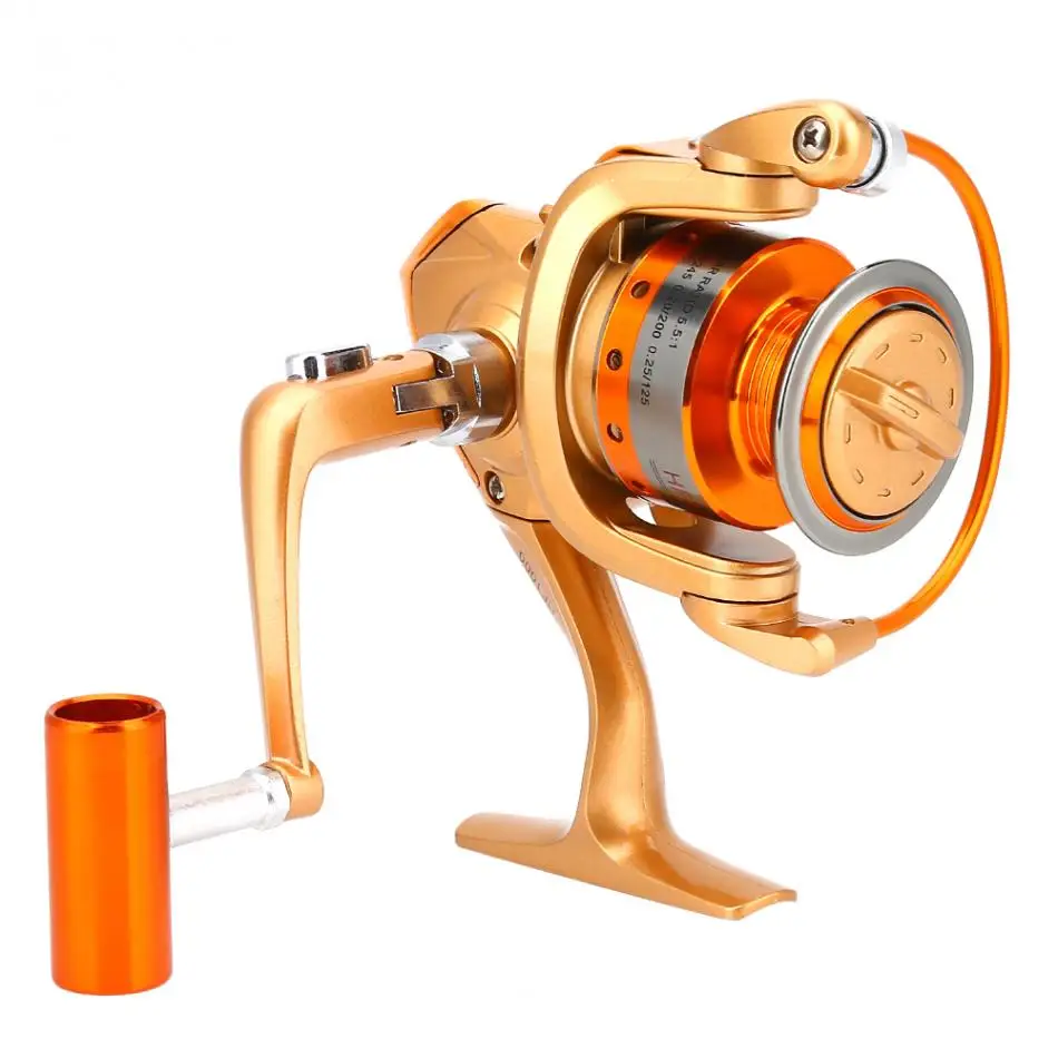 Salt Freshwater Fishing Reel Heavy Duty Lightweight Metal Spinning
