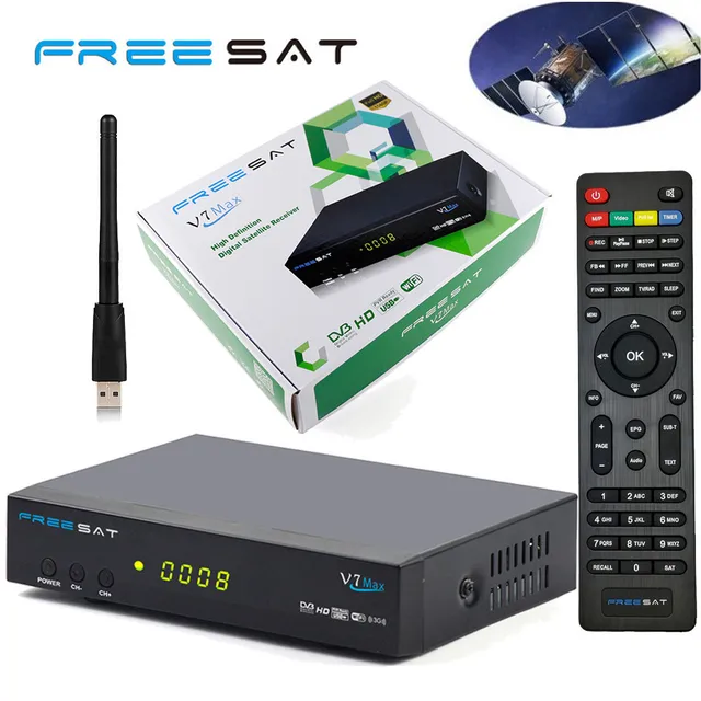 free sat dvb s2 digital satellite receiver hd ac3 decoder tv tuner