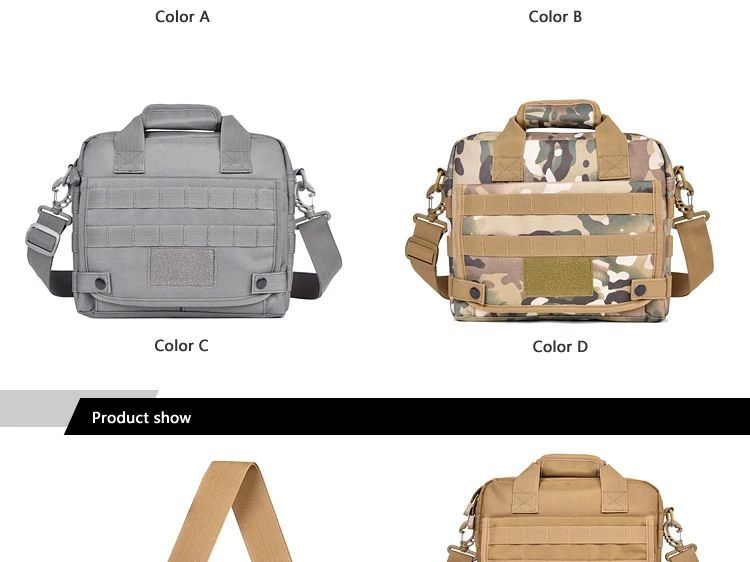 Molle Tactics Messenger Bag Nylon Military Sling Bag Vintage Camouflage Army Crossbody Bag Single Shoulder Chest Pack (3)