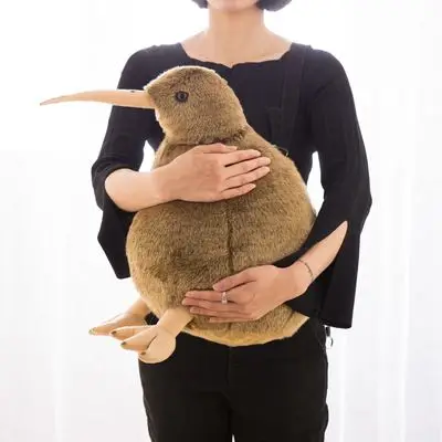 large 50cm lovely cartoon kiwi plush toy brown kiwibird soft doll throw pillow birthday gift w0788