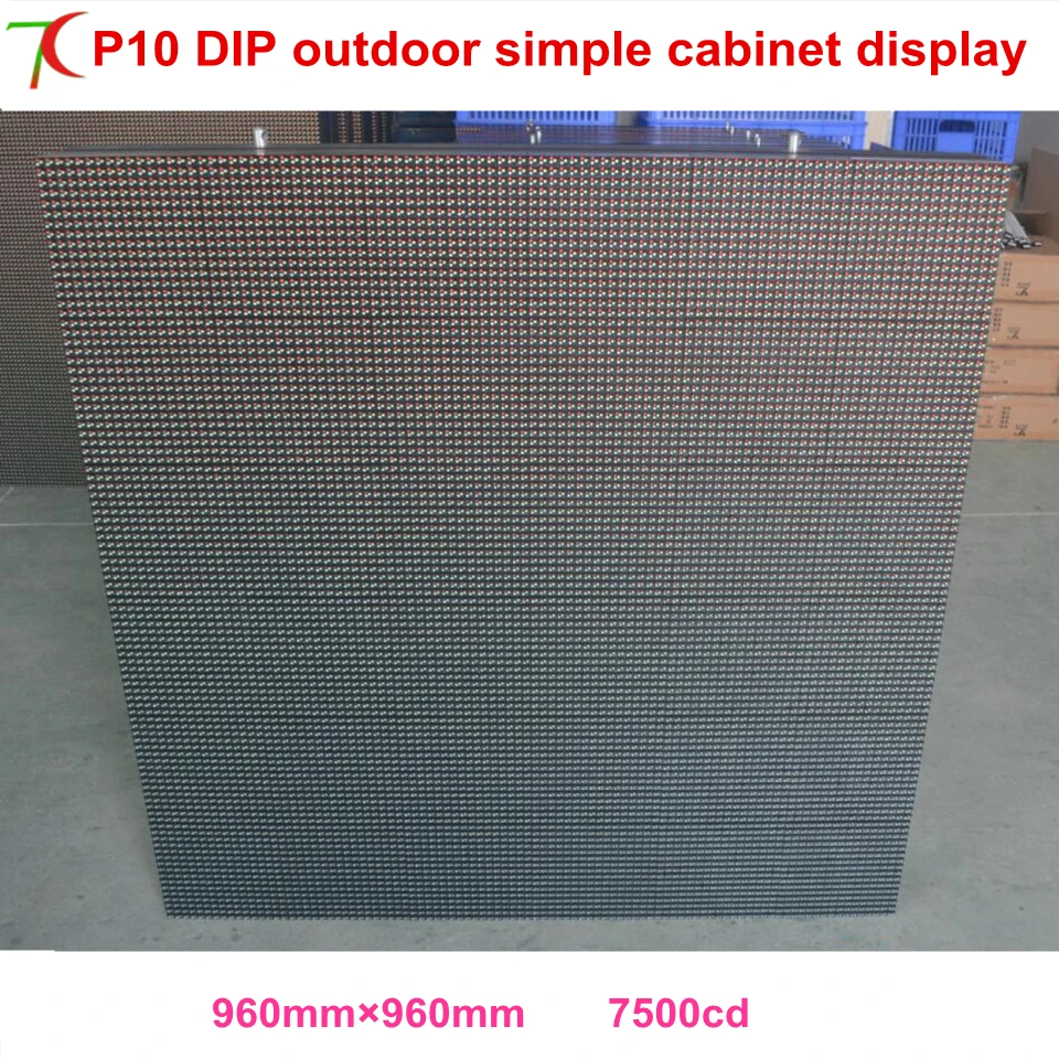 

Cost-effective P10 DIP simple cabinet led display for outdoor advertisement