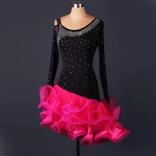 Латинское платье женские танцевальные костюмы женские Бальные Танцевальные танцевальные платья танец самба танцевальные костюмы джаз