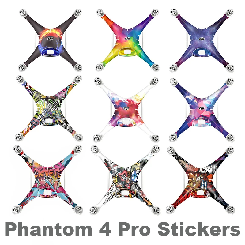 

PGYTECH Cool Drone Body Sticker Remote Controller Stickers Decals for DJI Phantom 4 Pro Decoration