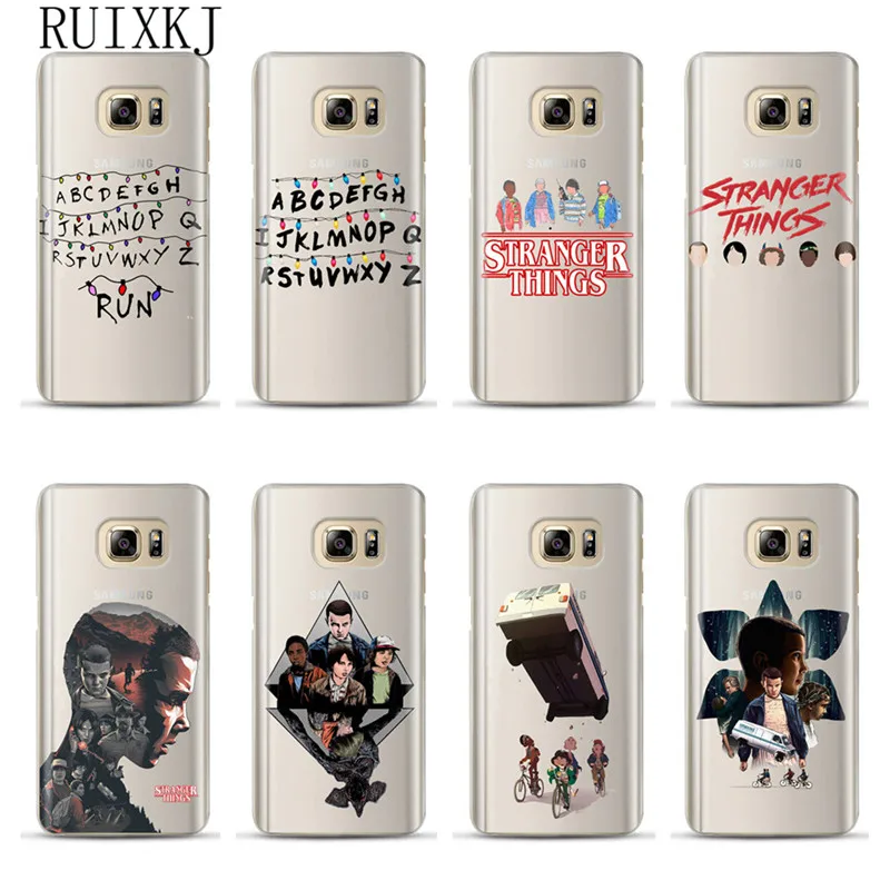 

RUIXKJ Stranger Things Case For Samsung Galaxy Grand Prime S6 S7 Edge S8 Plus J2 J3 J5 J7 A3 A5 A7 2016 2017 A8 Plus 2018 Cover