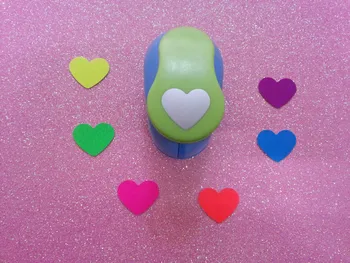 

free shipping 1"(2.5cm)loving heart shape craft punch for greeting card handmade Scrapbook puncher eva foam maker paper punch