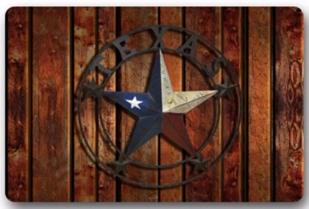 Stone Star Bath Decor Texas Bathroom Tsc Texas State Flag Western Star Door Mats Cover Non Slip Hine Washable Outdoor Indoor Bathroom Kitchen Decor Rug