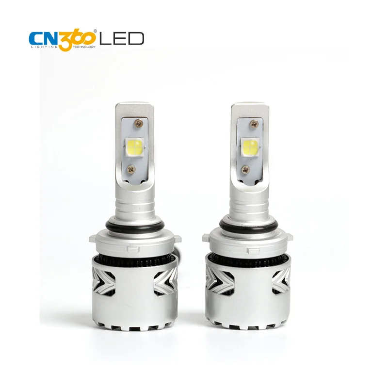 

CN360 2PCS LED 9006 HB4 Led Car LED Headlight Bulbs XHP70 With Chip 6000LM Super Bright 6000K 12V High Speed Cooling Fan