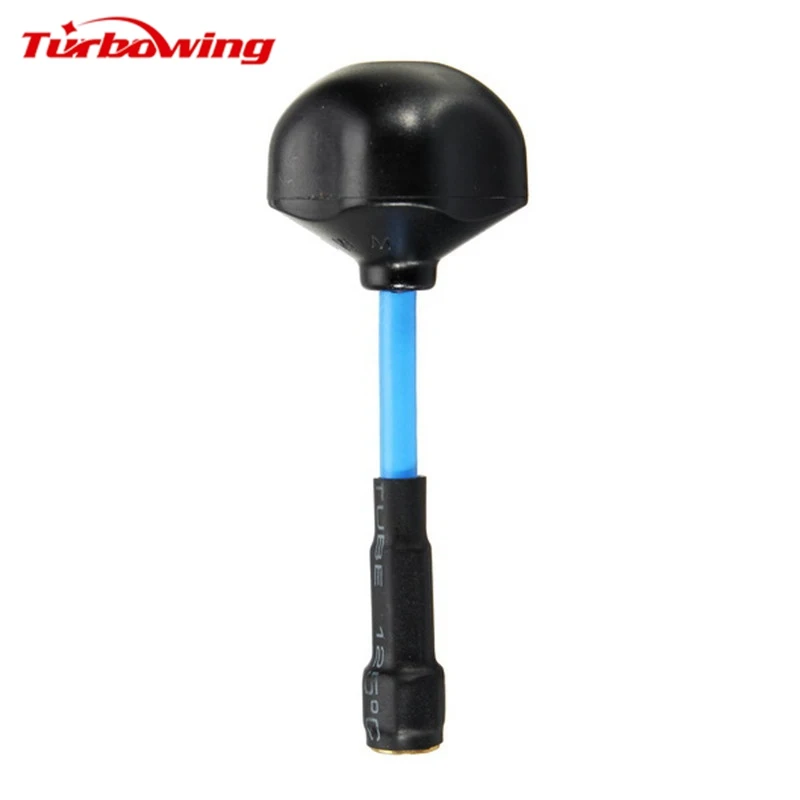 Турбина 5 8G 8dBi RHCP Грибная FPV антенна RX/TX RP SMA/SMA Мужская Черная для
