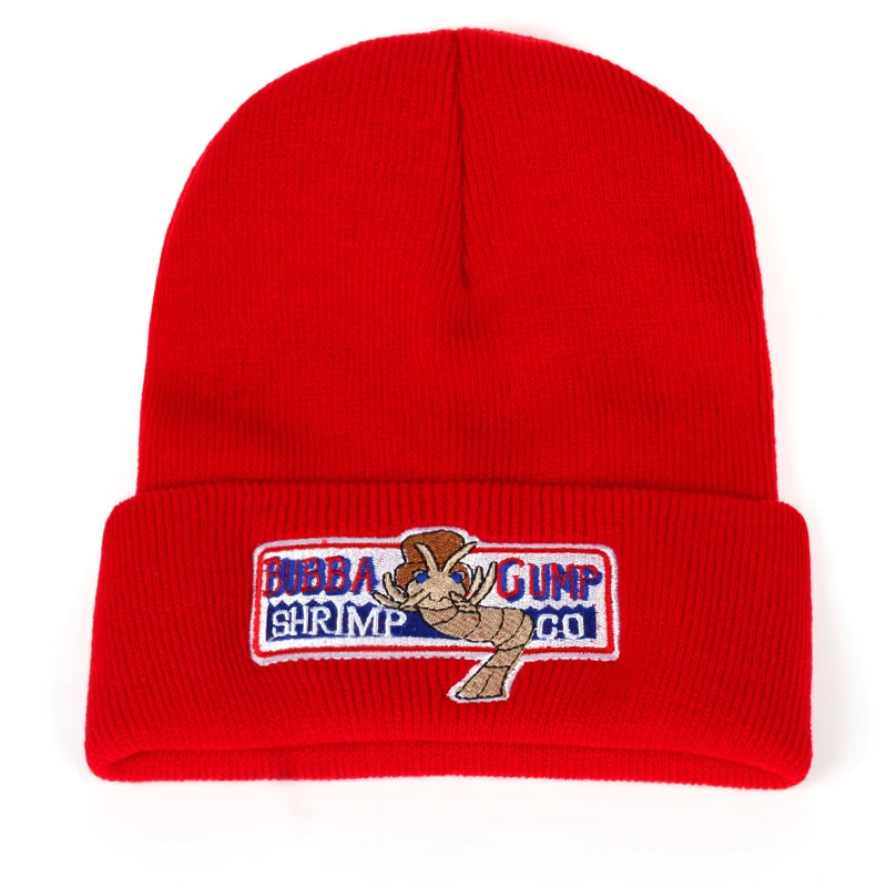 Forest Gump зимняя шапка для косплея для женщин и мужчин BUBBA GUMP теплая осенняя и зимняя хлопковая Красная шапка