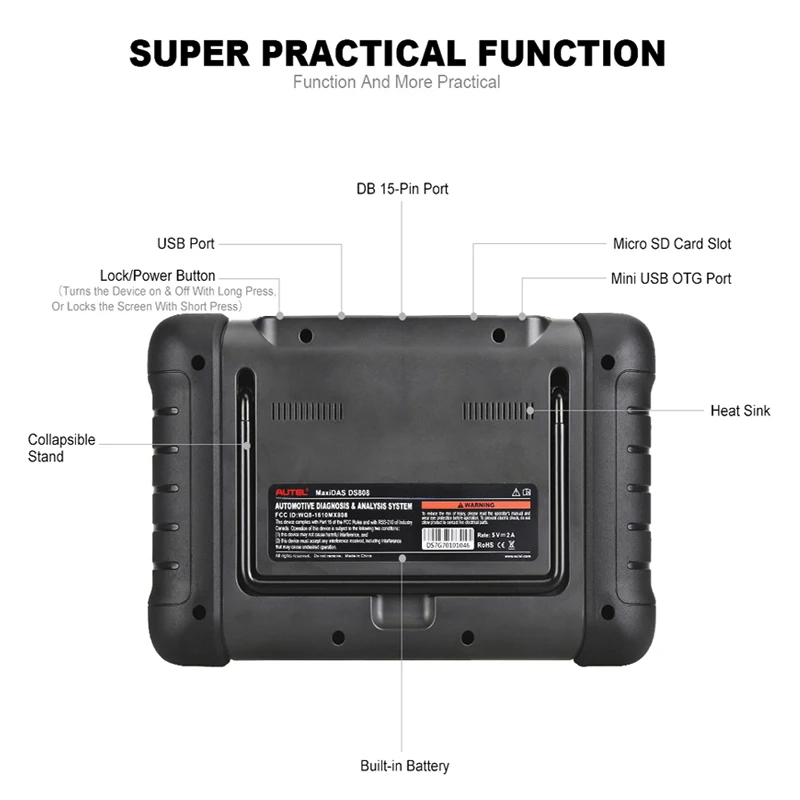 [AUTEL Distributor] Autel MaxiDas DS808, the next generation of DS708/DS 708 Automotive Diagnostic & Analysis System