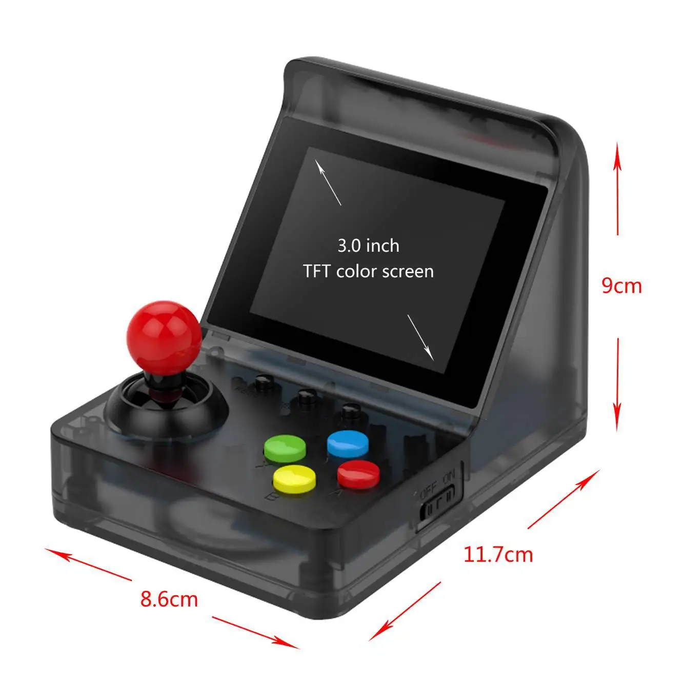 

Mini arcade A7 retro arcade game machine mini handheld arcade joystick cradle-online