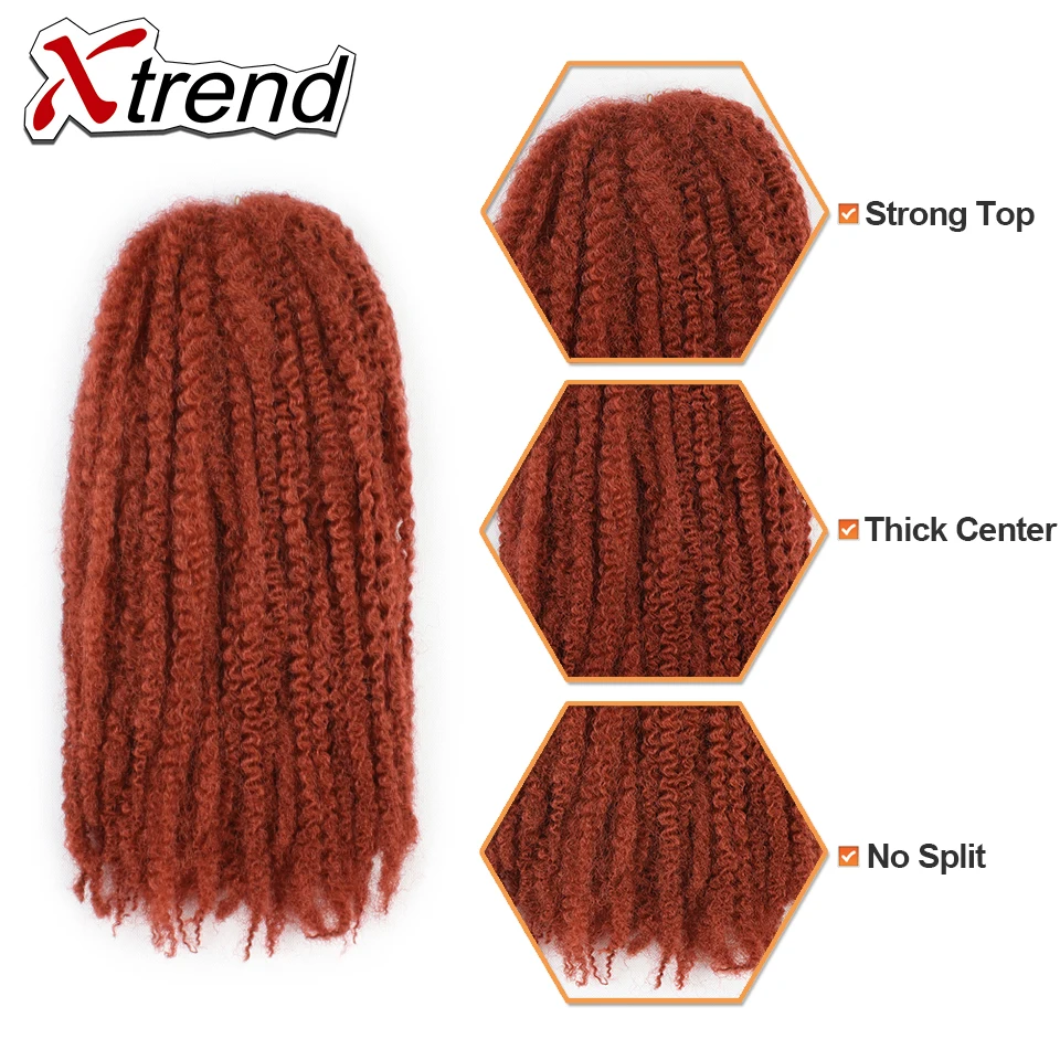 synthetic Kinky Twist Hair Color Hair Crochet Braid