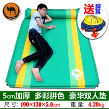 Camel 033-5 5 см утолщенная двойная Автоматическая надувная подушка, уличная подгонка походный коврик 190*130*5 см утолщенный расширенный коврик