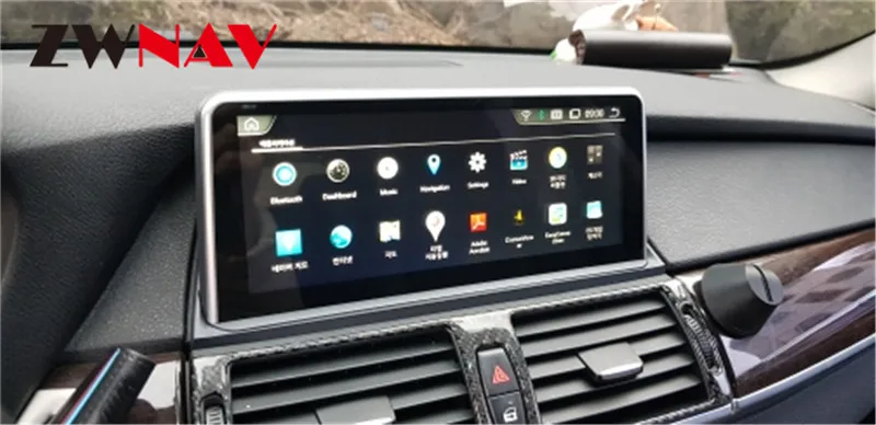 ZWNAV 10,2" сенсорный Android 9 Интеллектуальный Автомобильный мультимедийный плеер для BMW X5 E70 2007-2013 BMW X6 E71 2007- gps Навигация DVD