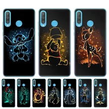 Милый чехол Белоснежка Алиса Русалочка Ститч Бэмби для huawei P30 P20 Lite P10 P9 P8 Lite Мягкий ТПУ чехол для телефона