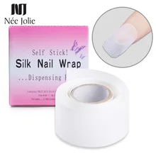 1 рулон, клейкая шелковая пленка для ногтей, усиленная 3*100 см, защита для ногтей, белый цвет, УФ-гель, акриловый инструмент для дизайна ногтей, аксессуары для ухода за ногтями