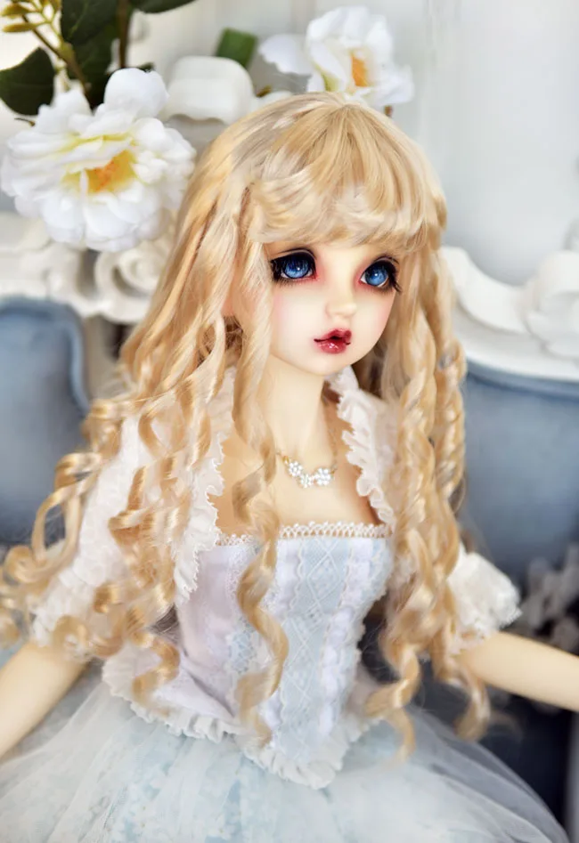 BJD кукольные волосы подходят для 1/3 1/4 MSD DD гигантские Детские Супермягкие пышные длинные кудрявые волосы куклы аксессуары