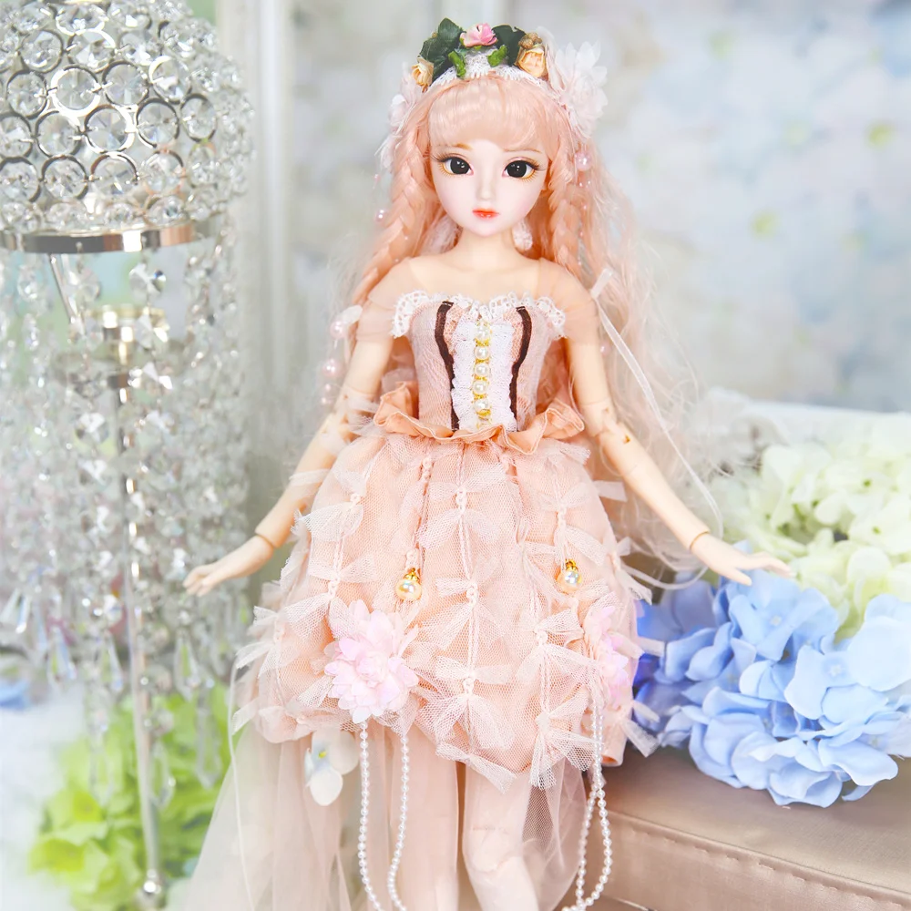 

Fortune Days 1/4 Diary Queen BJD doll joint body Claire with makeup including clothes shoes hair exquisite gift box toy,SD
