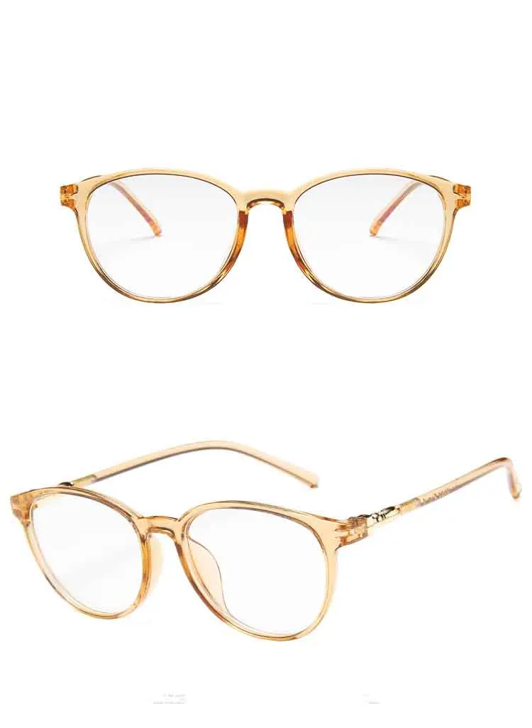 Модные круглые оптические глаза мужские очки в оправе женские Брендовые очки для света близорукость очки