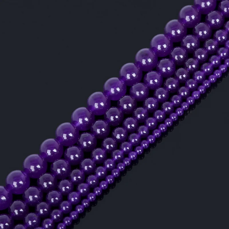 Colorful Beads Purple Green Lime Bell Beads Set of 8 Bead Store Jewelry Making Supplies Lampwork Glass Beads