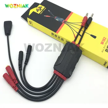 

WOZNIAK Power Hub Phone Test Cable DC Power Supply Short Circuit Protection Buzzer Alarm With USB Port