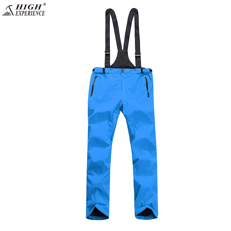 Лыжные брюки для мужчин с высоким опытом, водонепроницаемые брюки для сноуборда, дышащие теплые зимние мужские брюки для катания на горных лыжах