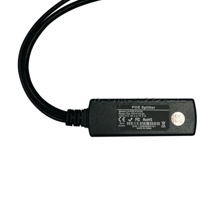 SPOE 24 V вход 12 V Выход POE сплиттер 100 meterstransmission для ip-камеры не нужен адаптер питания
