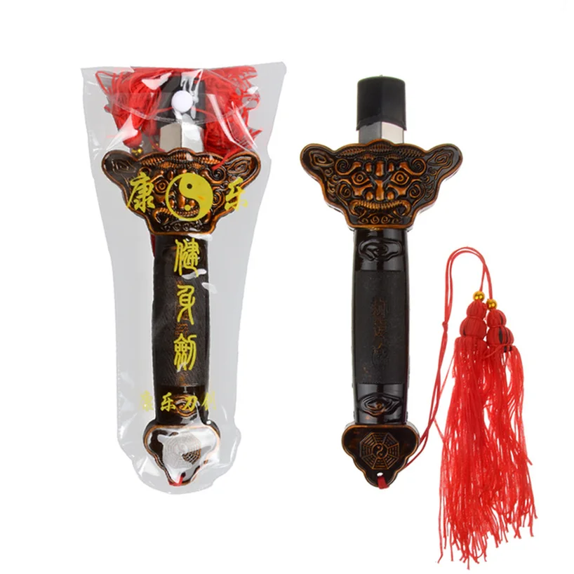 Роскошный Выдвижной Телескопический меч Тай Чи из нержавеющей стали Телескопический меч Боевые искусства кунг-фу оружие подарки на день рождения