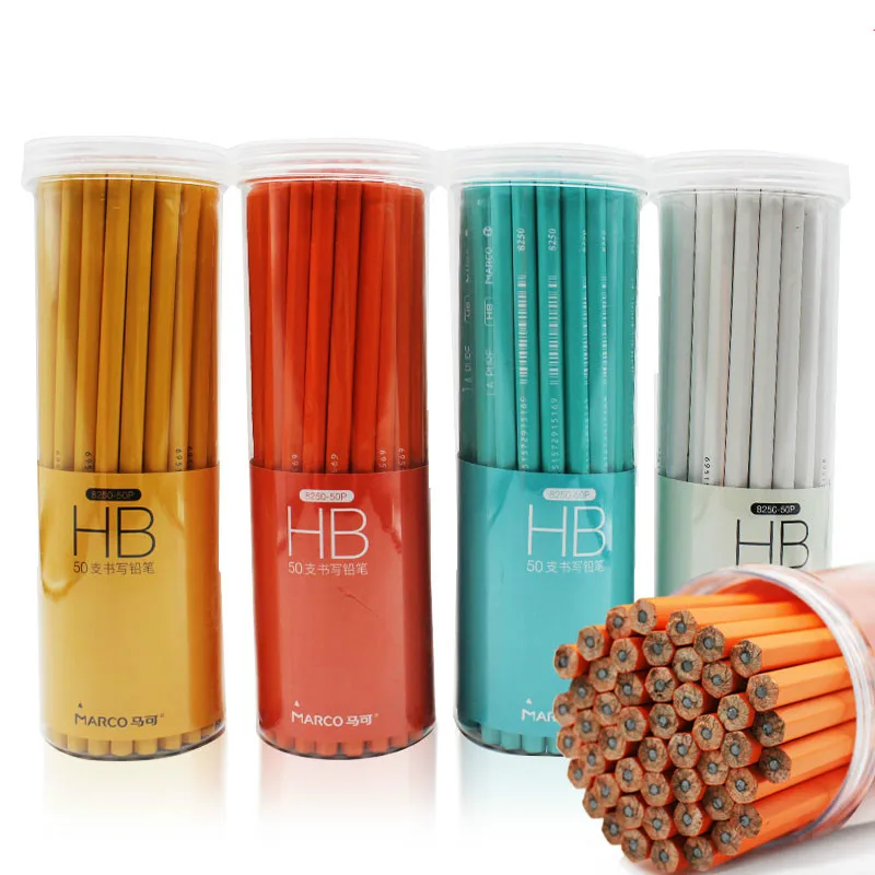 

Marco Pencil HB Pupils Writing Lapices Safe Non-toxic Pencils for Writing Sketching Drawing Hexagonal Lapices Pencils for School