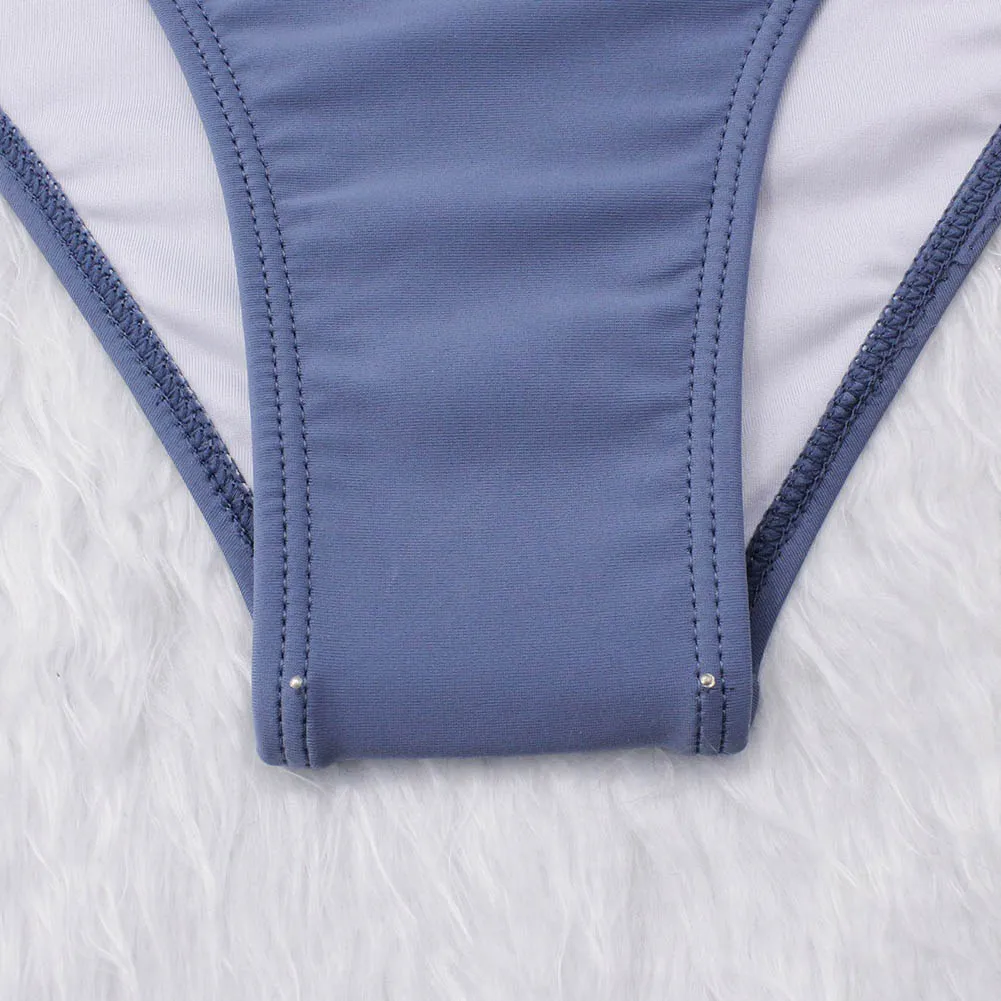 JOYMODE купальник из двух частей Мягкий беспроводной Ruched сексуальный бикини Высокая талия Узел купальный костюм купальник на одно плечо