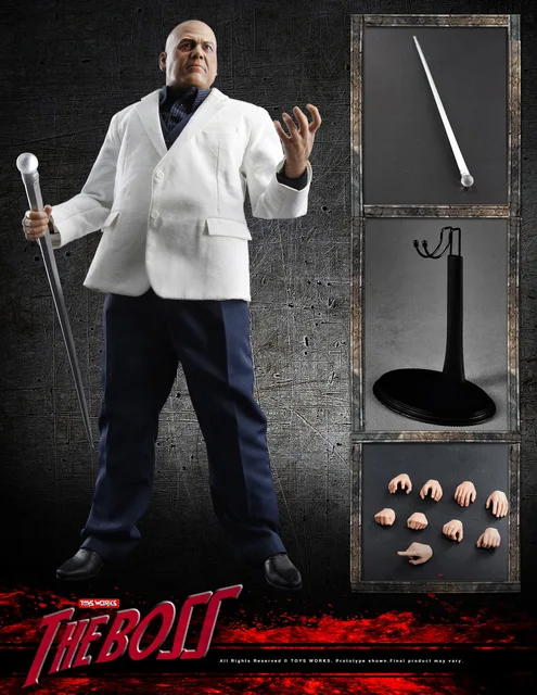 In Stock 1/6 Scale Toys Works Wilson Grant Fisk Kingpin
