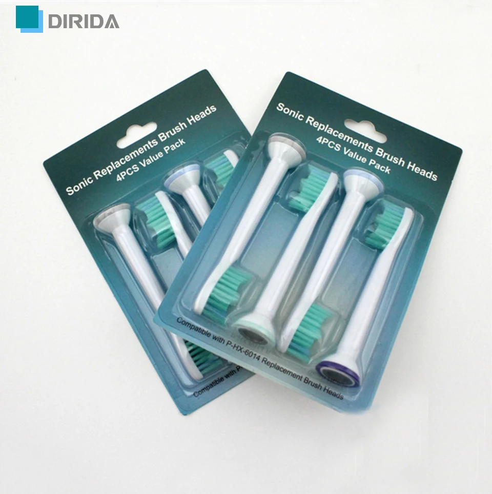 4 шт./упак. Замена Зубная щётка головок для зубной щетки Philips Sonicare ProResults HX6014 HX3100 HX6530 HX6411 HX6431 HX6500 HX9342 HX9382