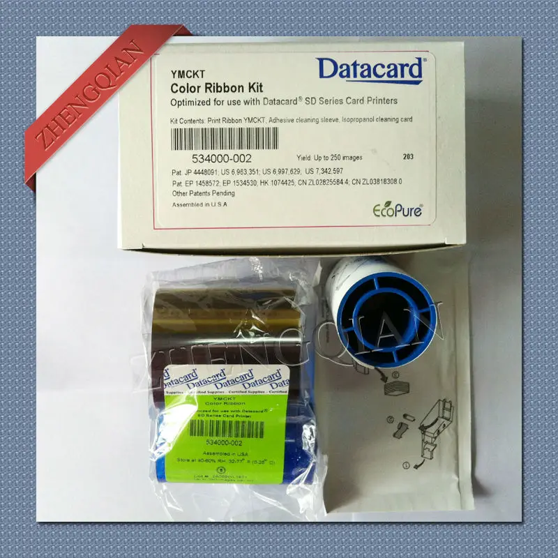 Datacard 534000-002 YMCKT цветная лента заменить 552854-204 лента для использования с SD260, SP75 карточного принтера