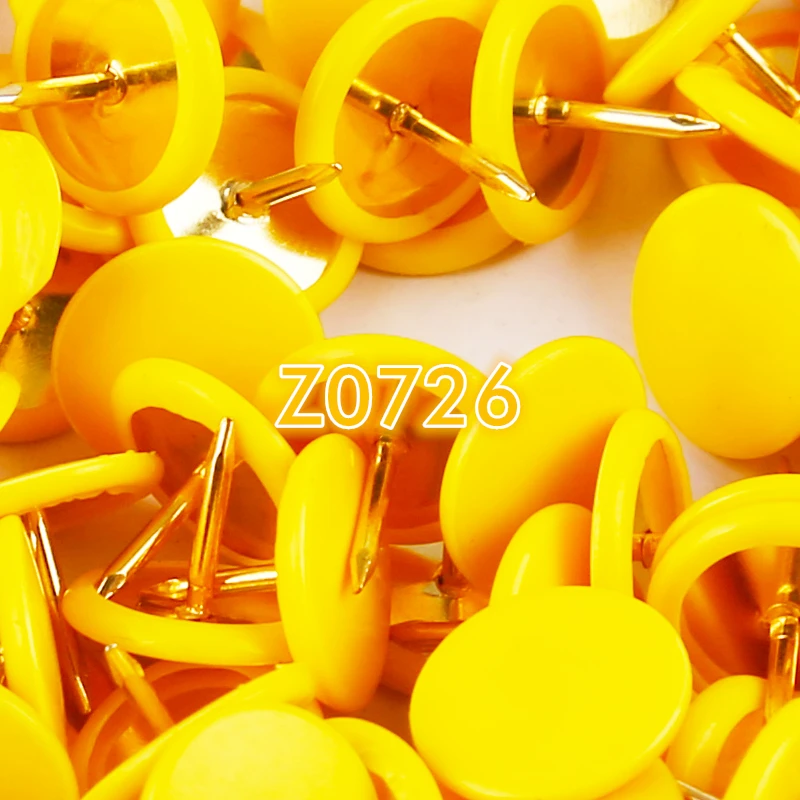 200 шт Z-LABEL желтый гвоздь-кнопка 14 цветов