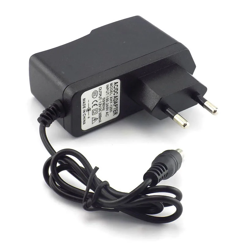 12V 0.5A 500mA 5 5mm x 2 1mm зарядное устройство адаптер для зарядки 100 240V AC к DC питания