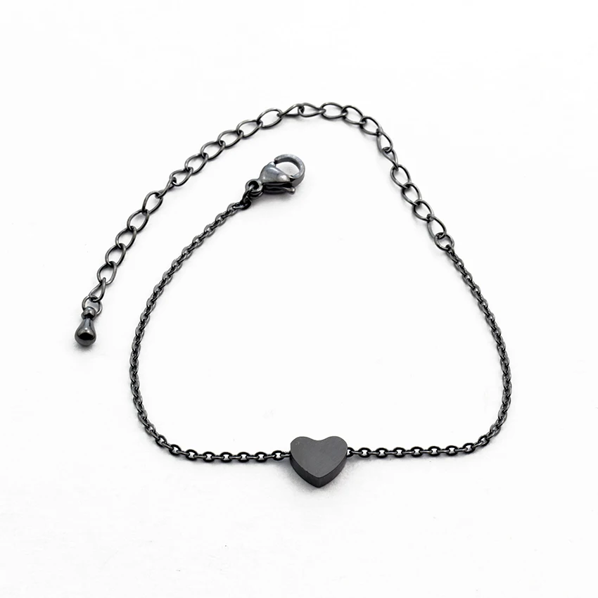 10 шт вечность Нежный Круг жизни круглый Карма розовый цветок золотой серебряный черный цвет браслеты с сердечками для женщин ювелирные изделия для тела