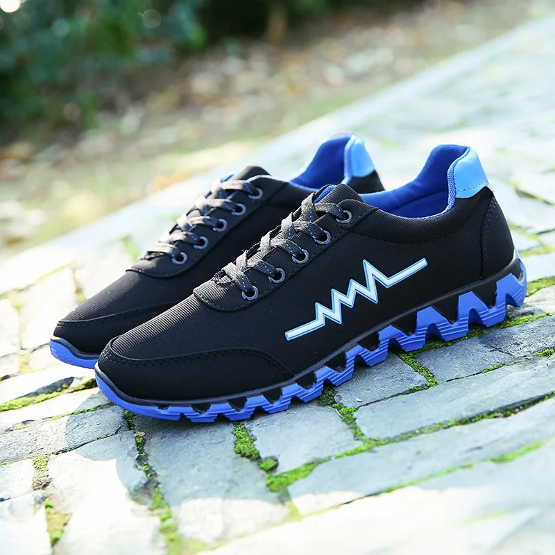 

Men Canvas Shoes Lace-Up Casual Shoes for Male New 2019 Men's Shoes Breathable Spring Autumn Flats Men's Footwear