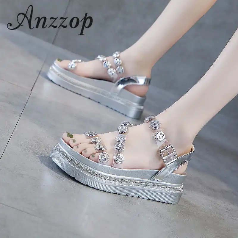 sandalia sola grossa