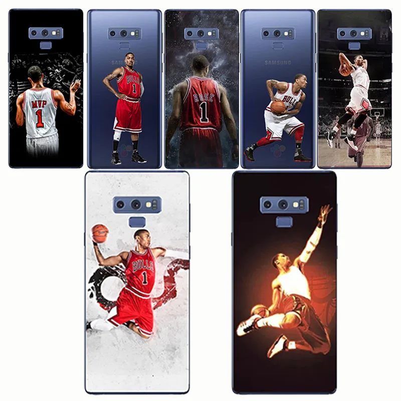 

Derrick Rose Phone Case Soft TPU Cover for Samsung A8 PLUS 2018 S6 S7 edge Note 8 9 S8 S9 S10 PLUS Lite