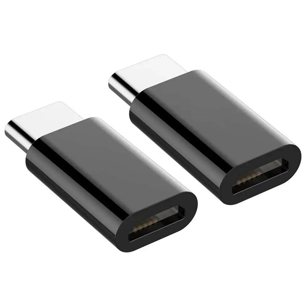 

2Pcs USB Type-C Adapter Micro USB Female to USB 3.0 Type C Male Cable Converter Connector Fast Quick Charger Transfer