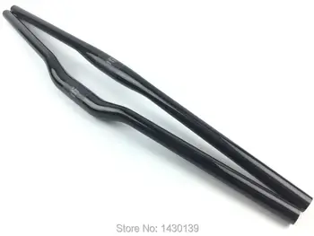 

New Mountain bicycle UD full carbon fibre handlebar flat Horizontal rise carbon bike handlebar MTB lightest parts 31.8*600-740mm