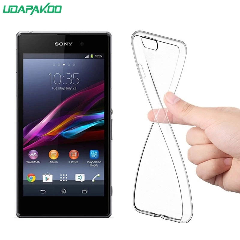 

For Sony Xperia XA3 XZ3 XA2 PLUS Transparent Rubber Case for Sony Xperia Z1 Z2 Z4 Z5 L1 L2 Soft TPU Ultra Thin Phone Cases Cover