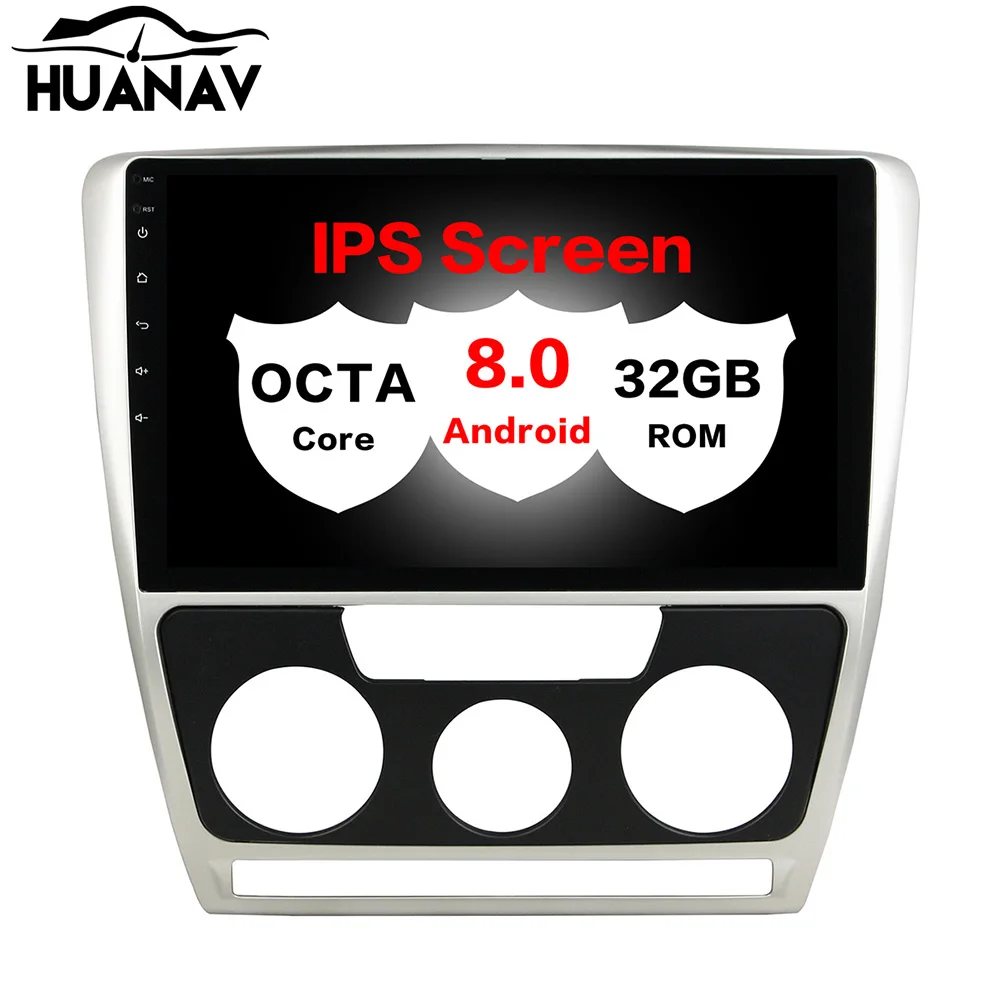 Автомобильный CD DVD плеер HUANVA Android 8 4 + 32 ГБ GPS навигация для Audi TT 2006 2013 головное