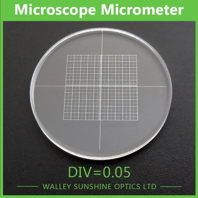 Microscope Slides Microscope Eyepiece Lens Micrometer Calibration Slide